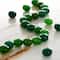 12 Pack: Green Quartz Faceted Coin Beads by Bead Landing™